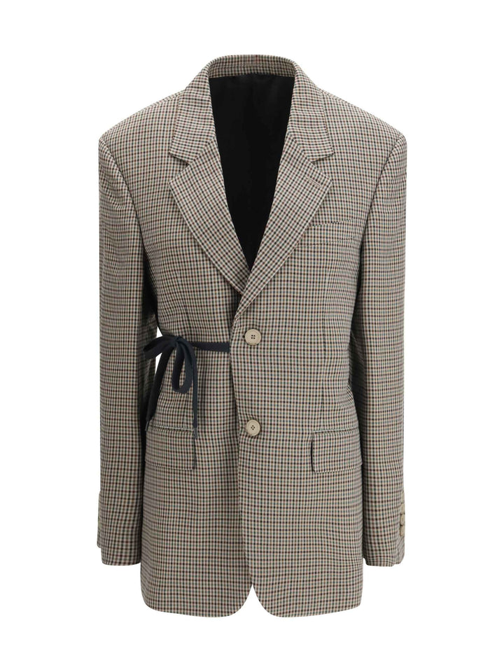 Single-breasted Vichy Jacket