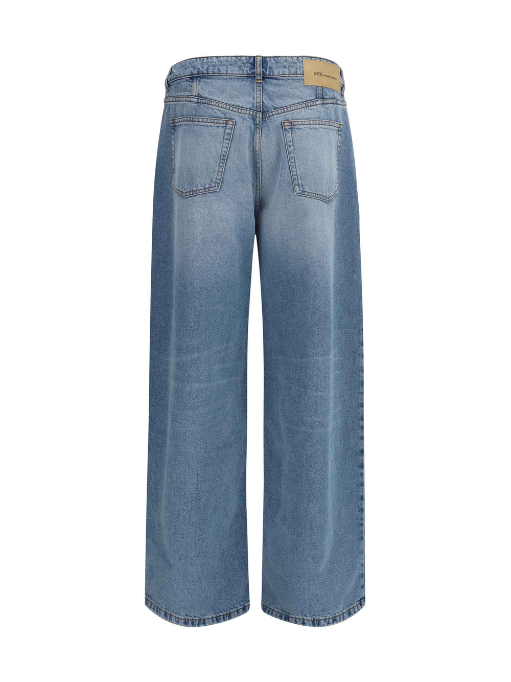 Cotton wide-leg Jeans