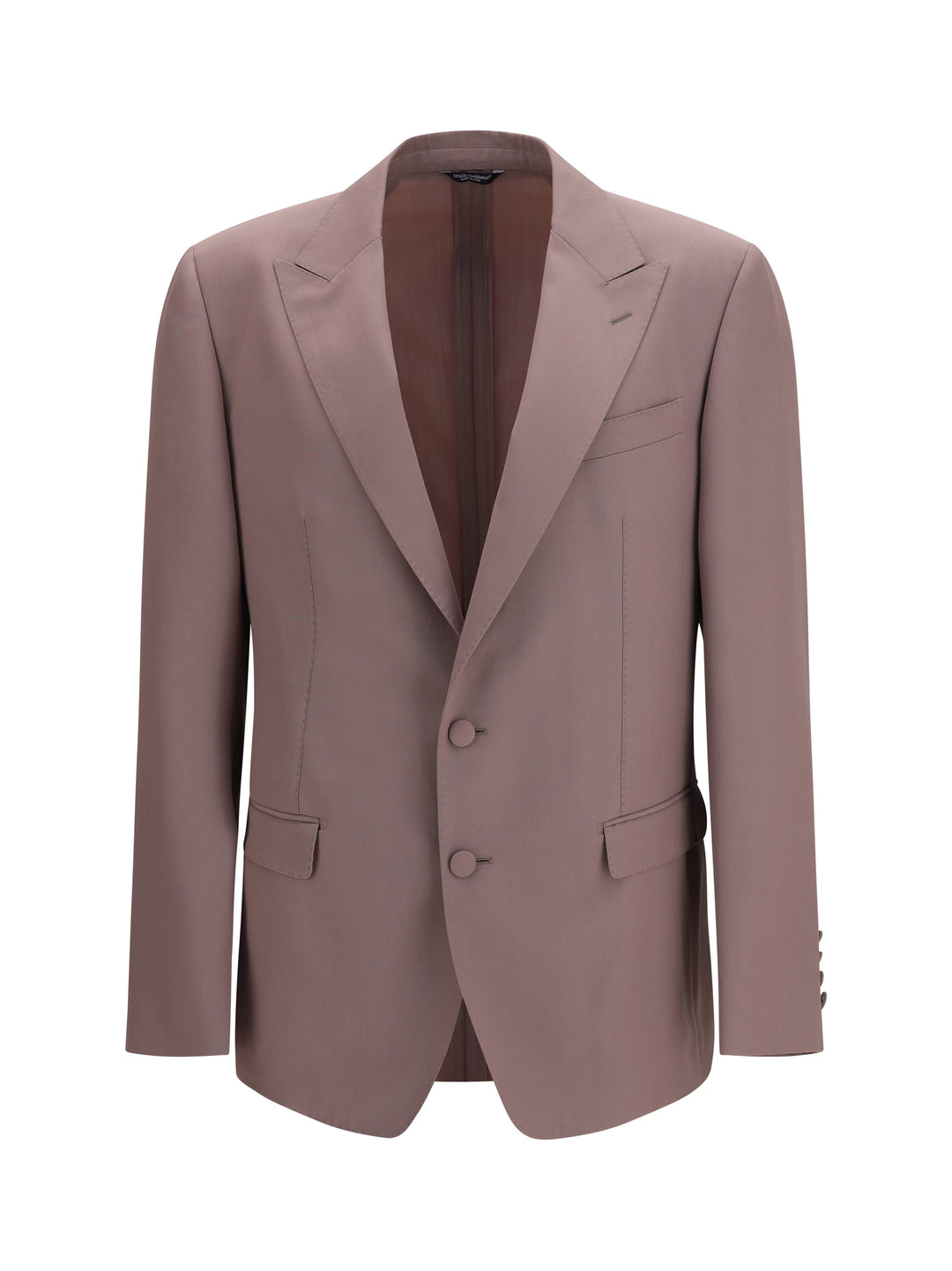 Single-breasted wool poplin Jacket 1