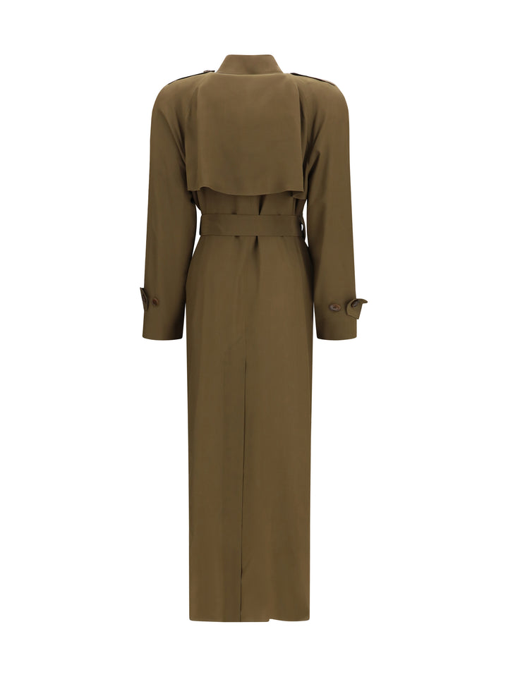 Silk Trench Coat 2