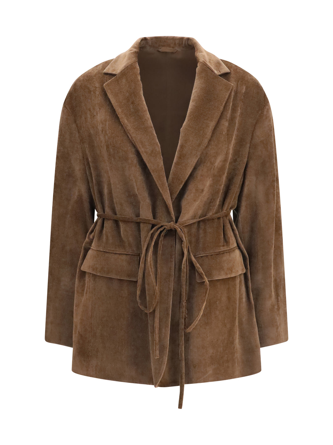 Cashmere-blend Jacket with drawstrings 1