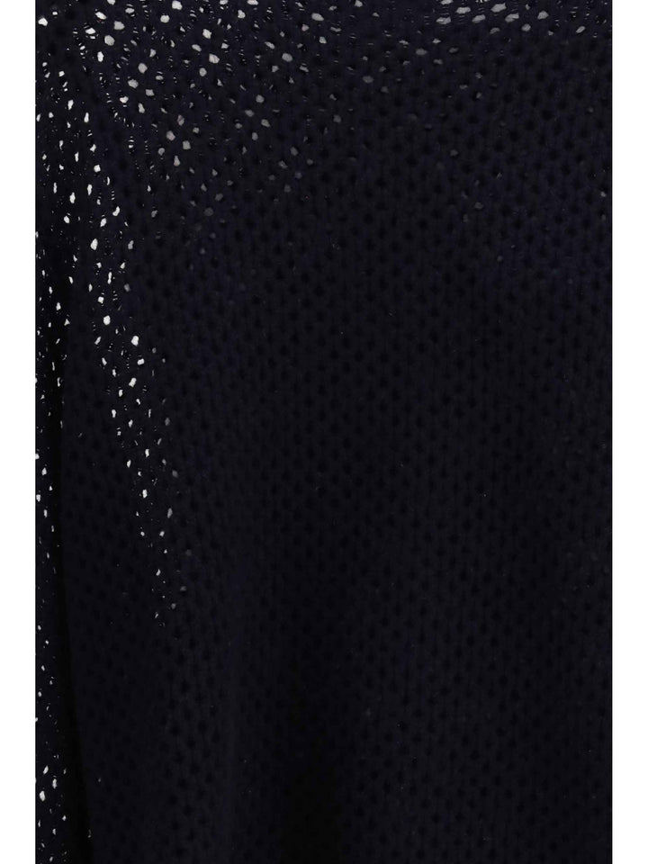 perforated boatneck Jumper