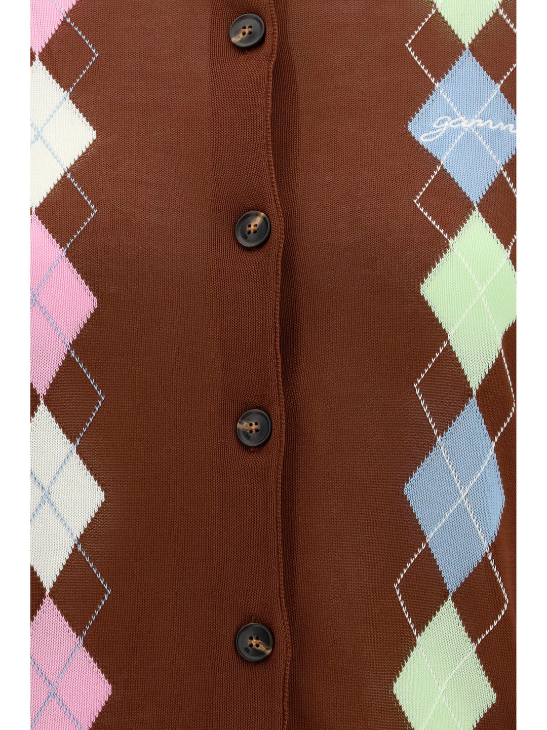 Diamond-pattern Cardigan 3
