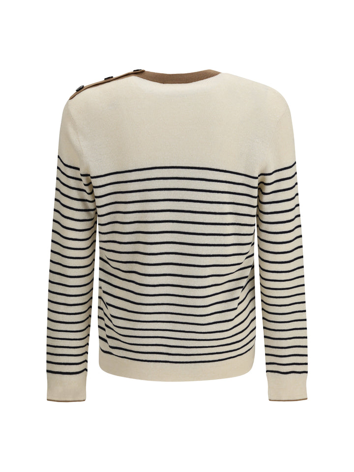 jacquard wool and cotton blend Sweater 2