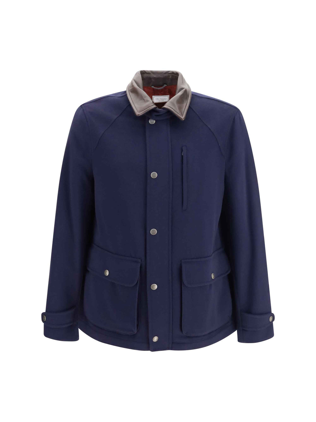 Virgin wool Jacket withnappa inserts