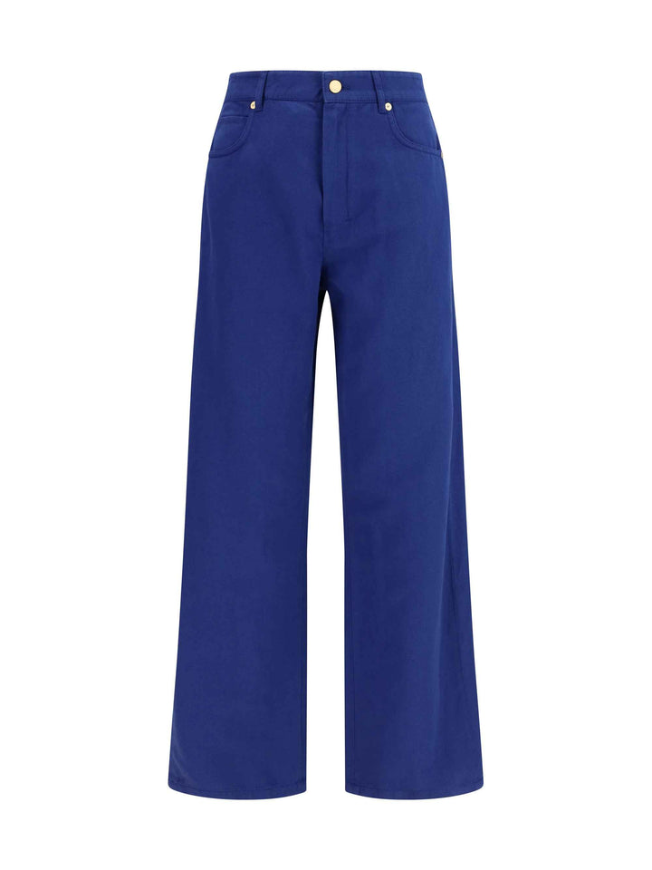 Cotton and linen Pants