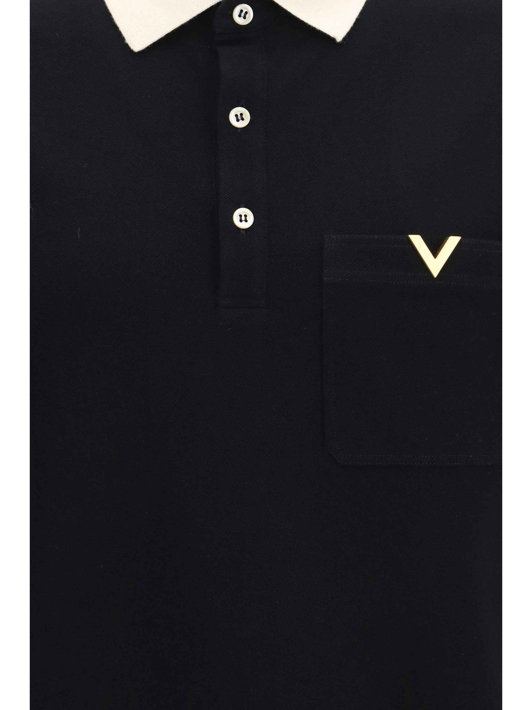 Polo with contrast trims