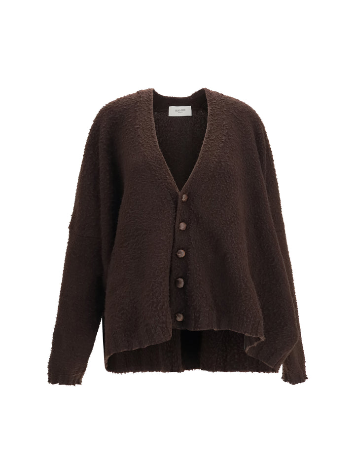 Casentino-effect wool Cardigan 1