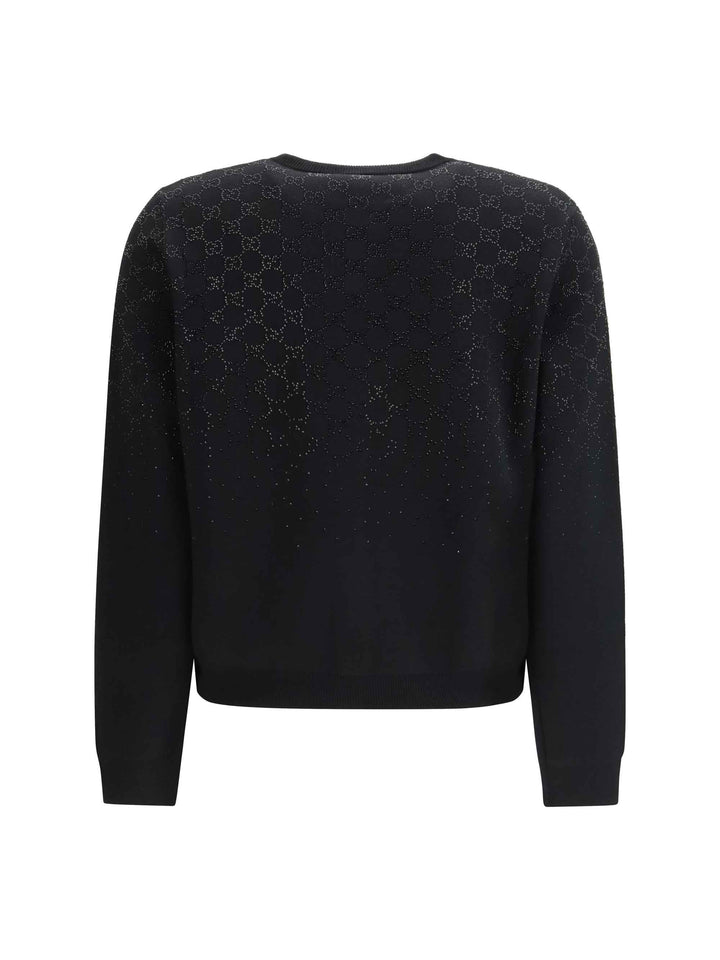 Long-sleeve crew-neck Cardigan