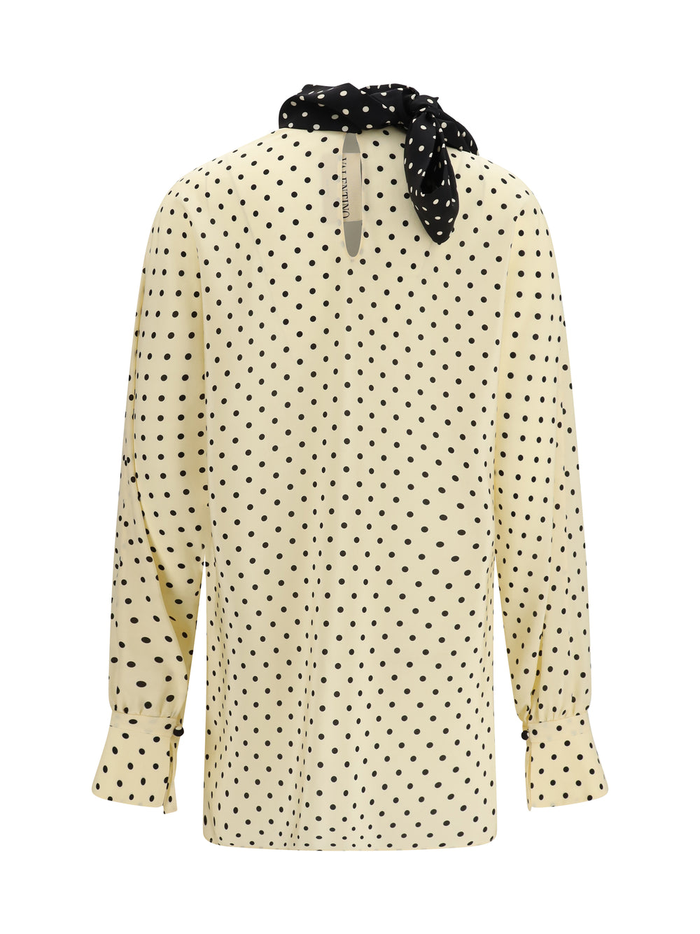 Polka dot Blouse with side bow 2