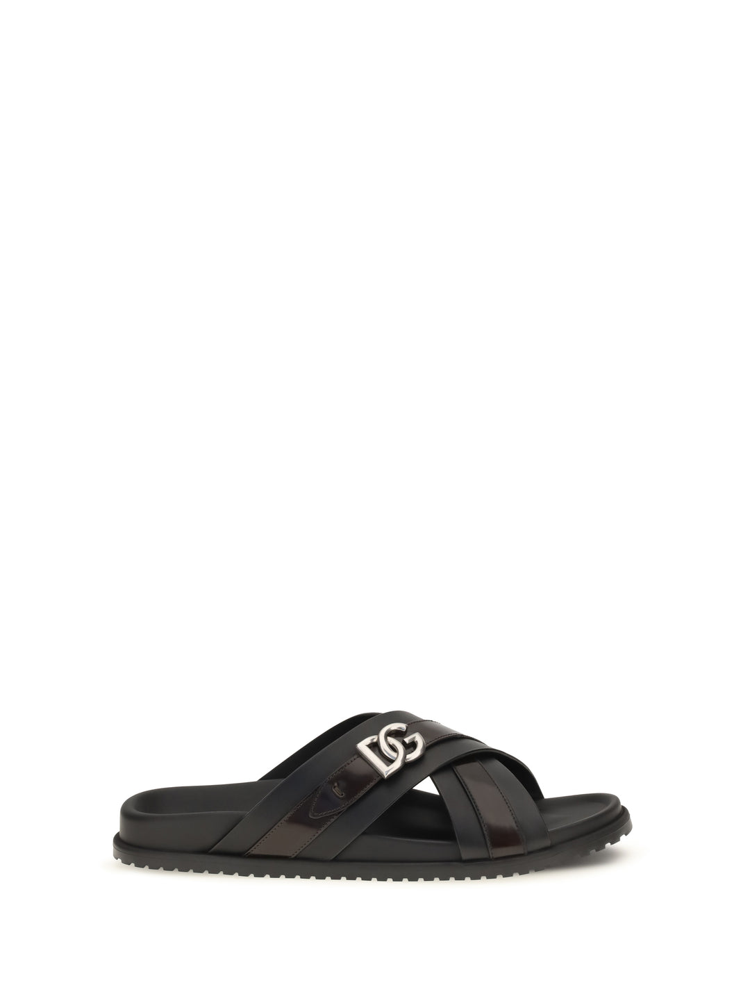 Smooth calf leather Slide Sandals 1