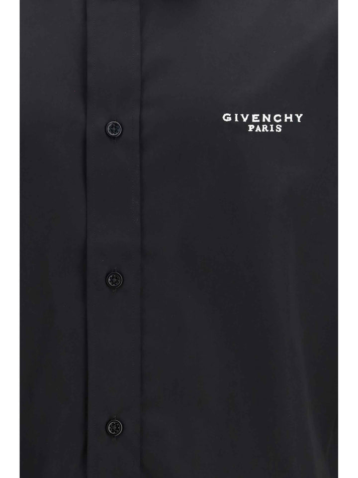 Embroidered poplin Shirt