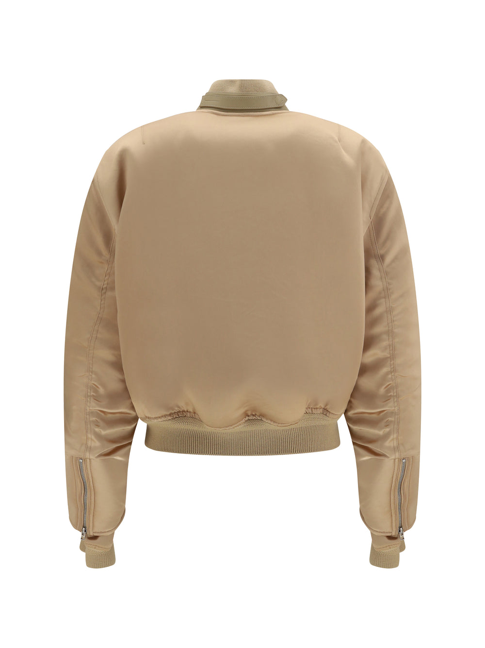 Satin Aviator Bomber Jacket 2