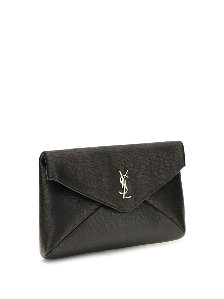 Envelope leather Clutch