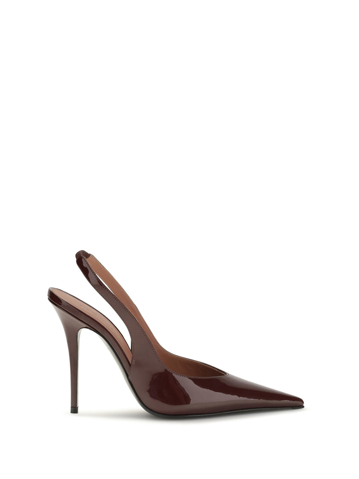 Anok patent leather Slingback Pumps 1