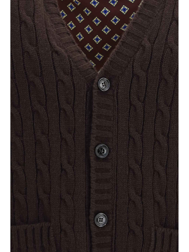 Virgin wool V-neck Cardigan
