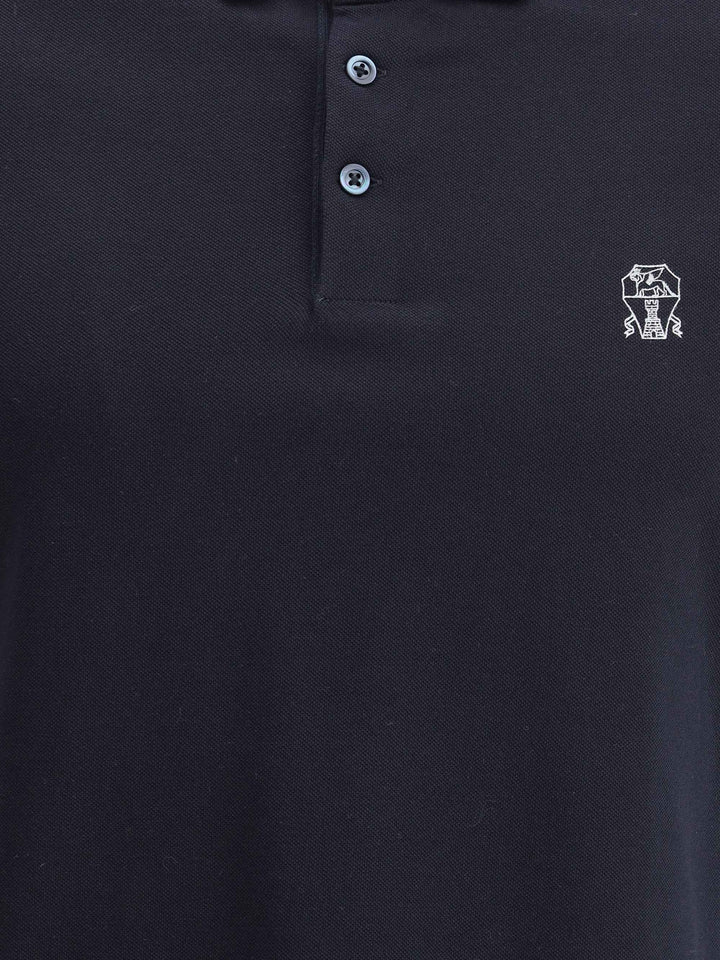 BRUNELLO CUCINELLI Tops / Shirts in NAVY+GRIGIO