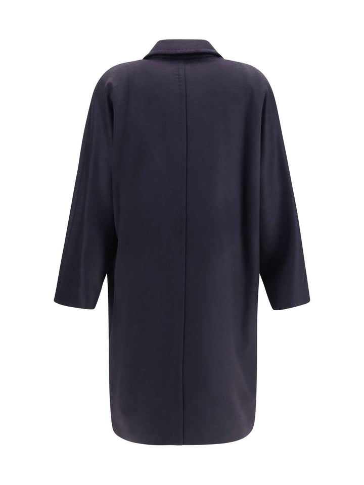 Double breasted wool drap Coat