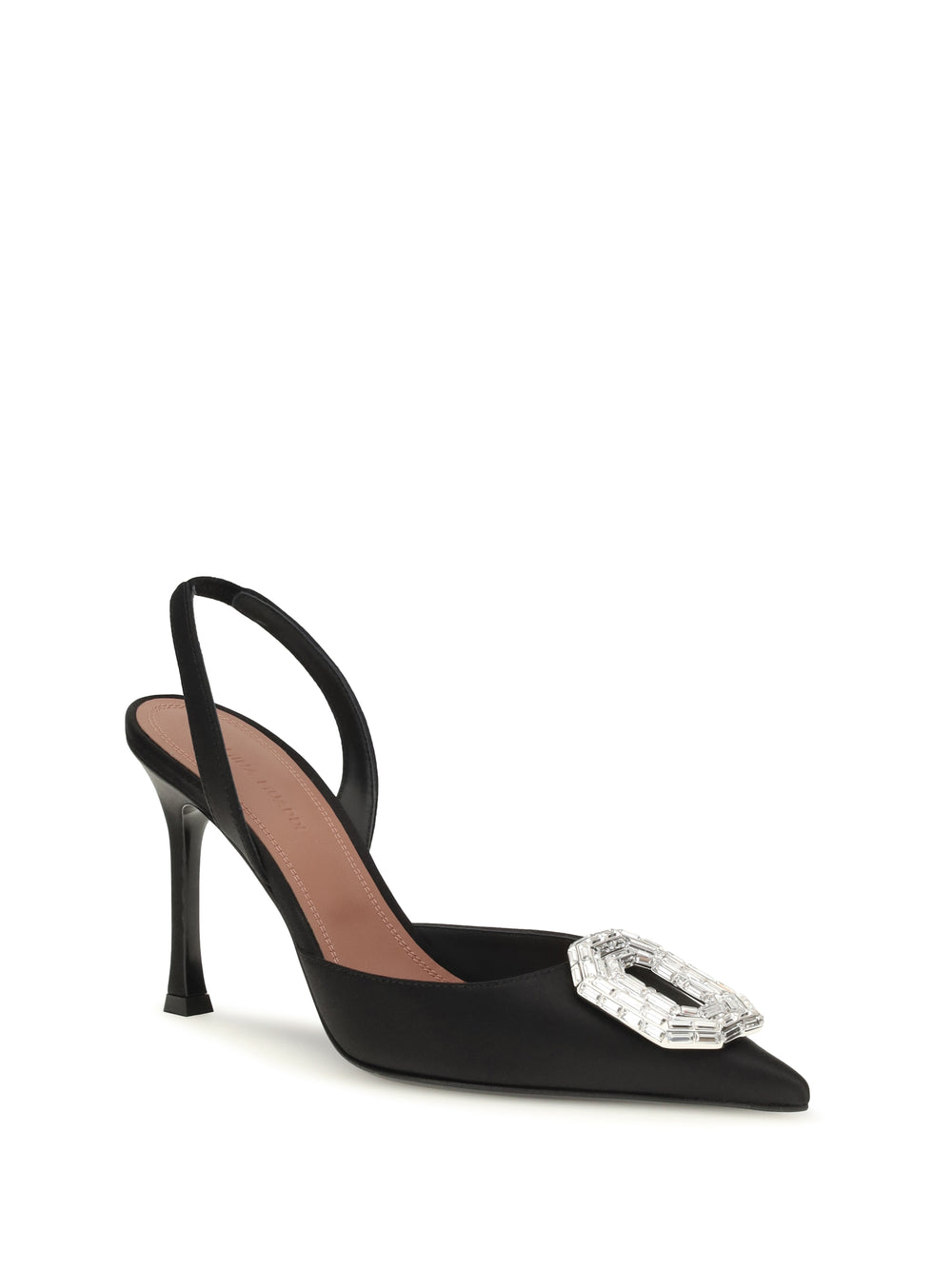 Camelia satin Slingback Pumps 2