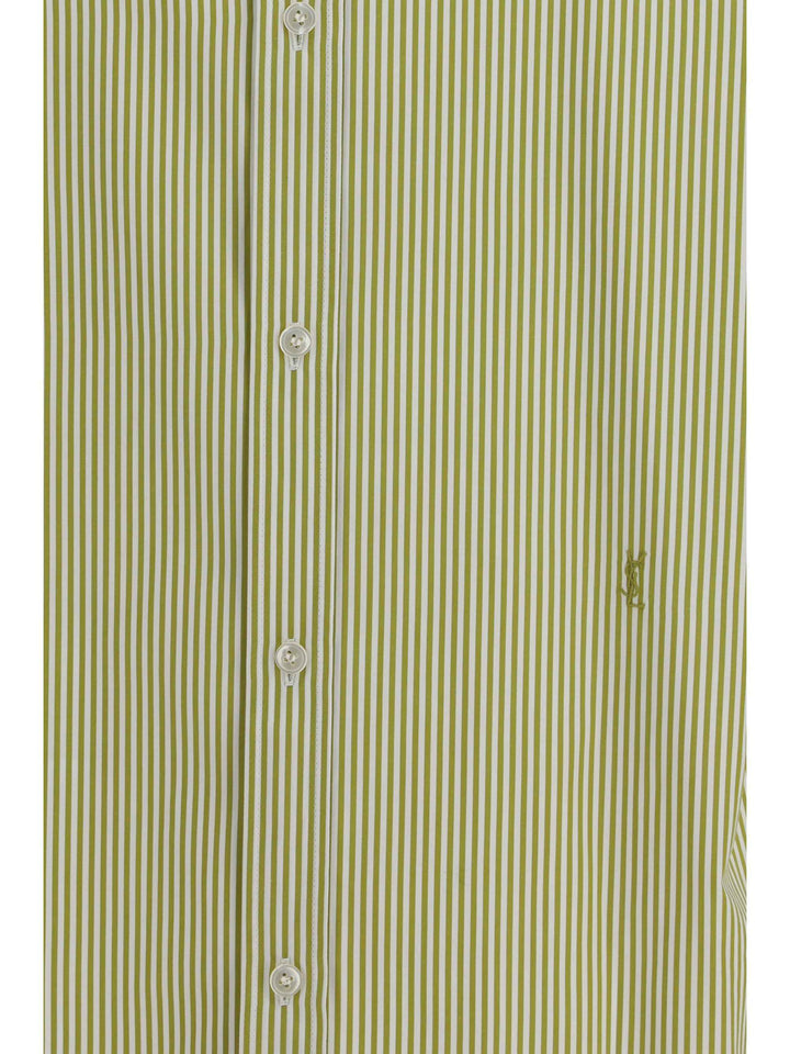 Vertical Striped Button Shirt