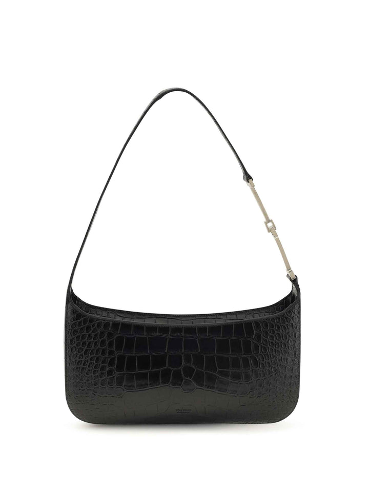 Small crocodile-print Shoulder Bag