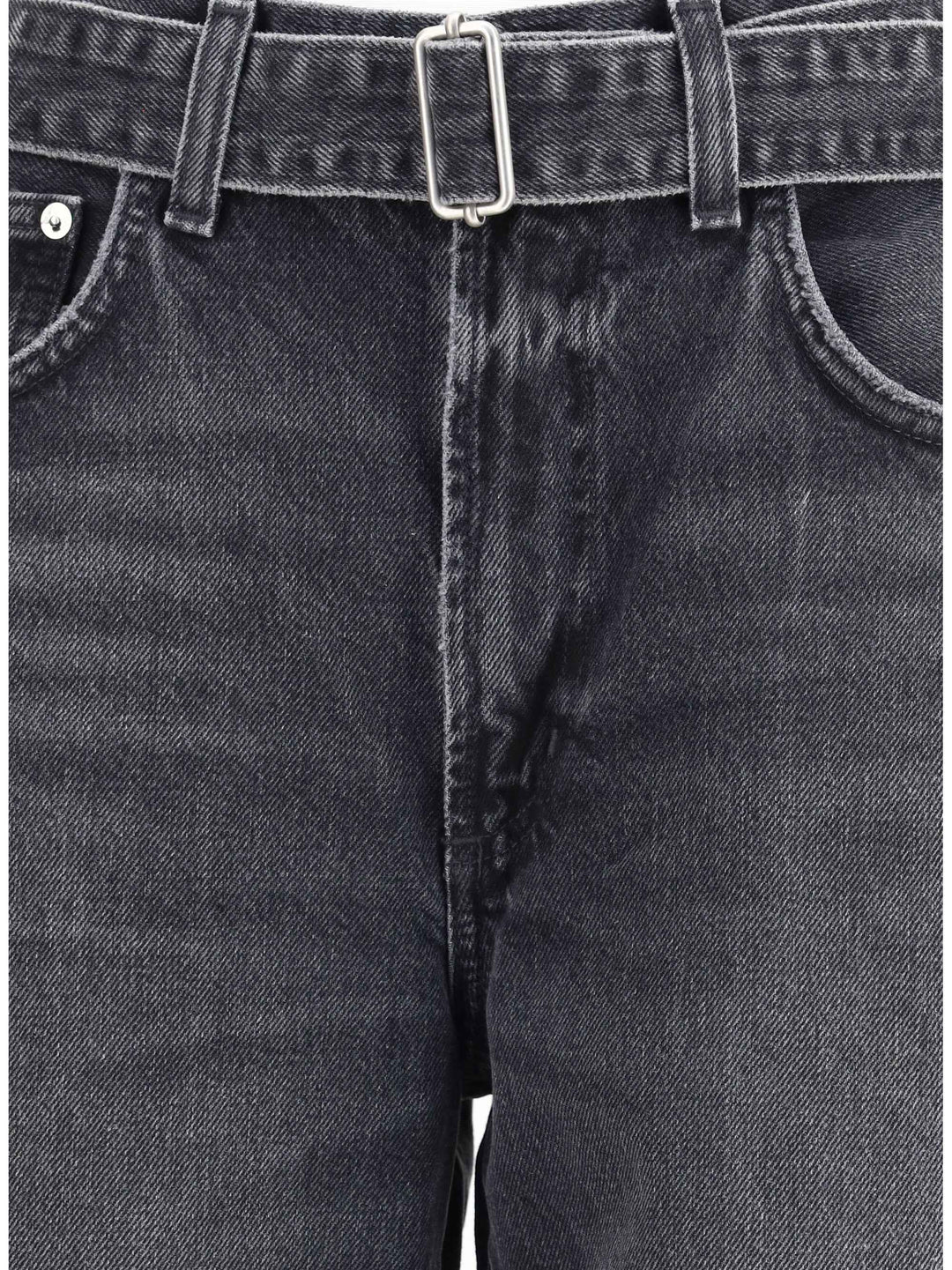 Cuffed Taper wide Jeans