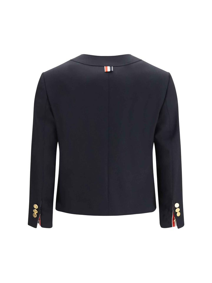 Hopsack Cardigan Jacket