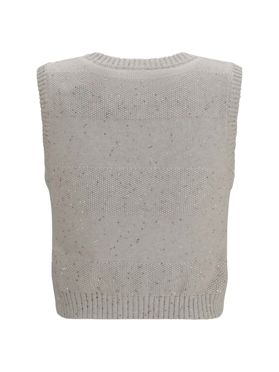 Knit and sequin Vest