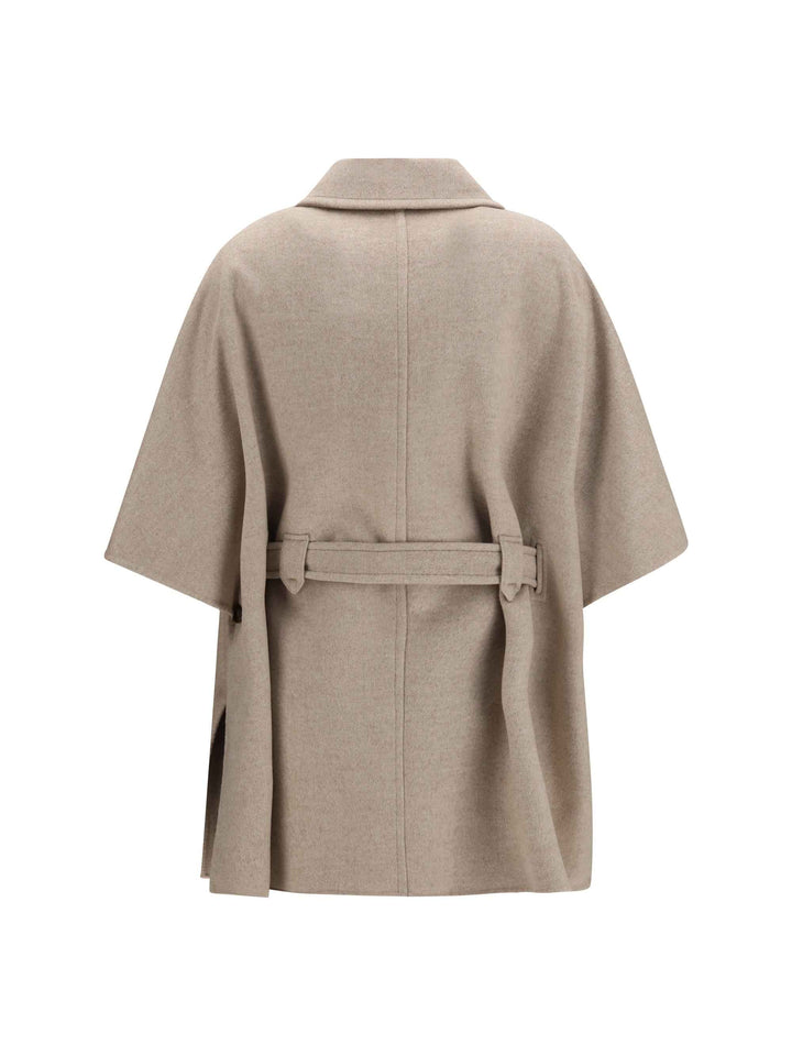 Nettare cashmere Cape with belt