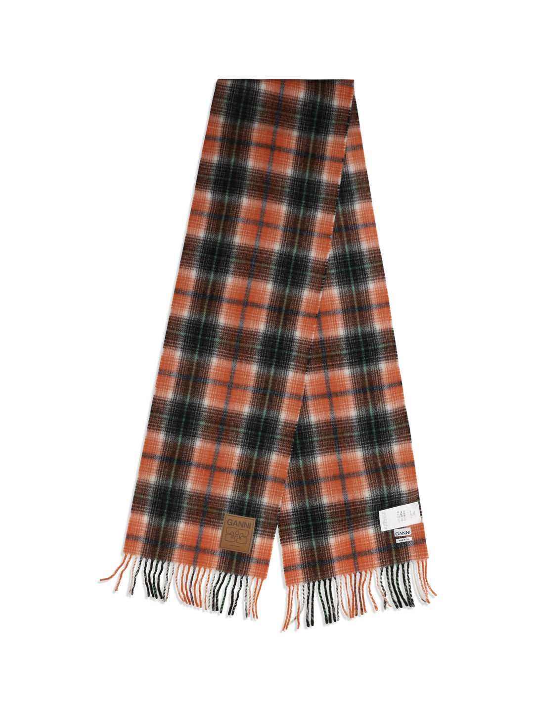 Checked wool Scarf 2