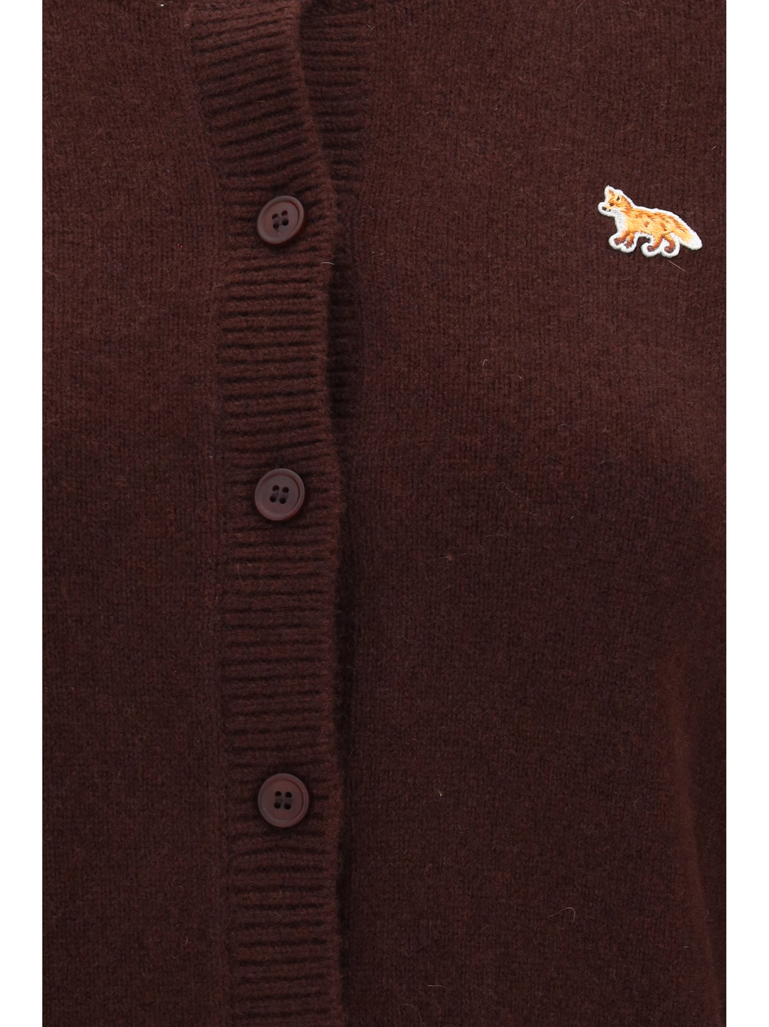 Baby Fox fitted lambswool Cardigan 3