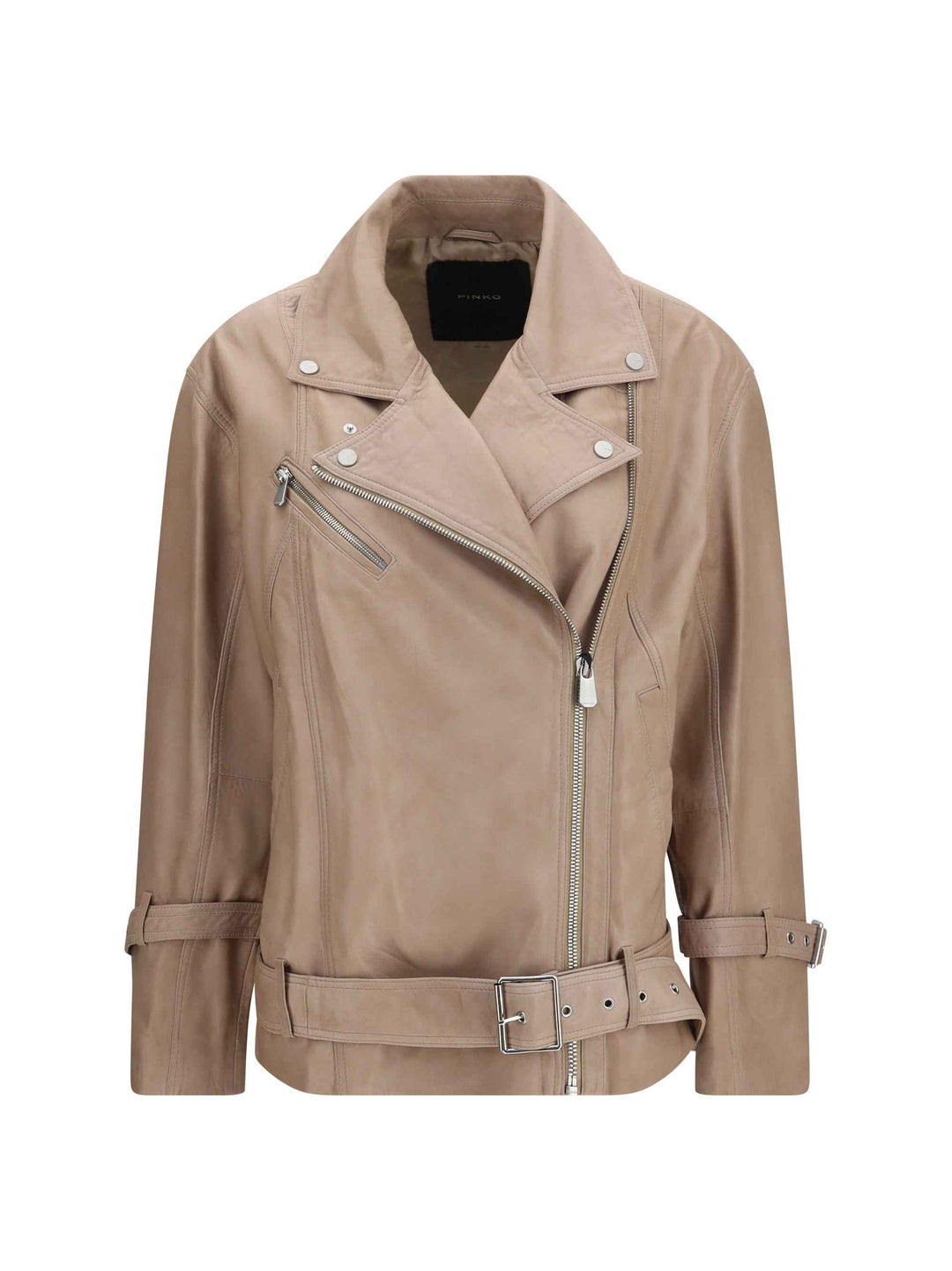 Leather biker Jacket