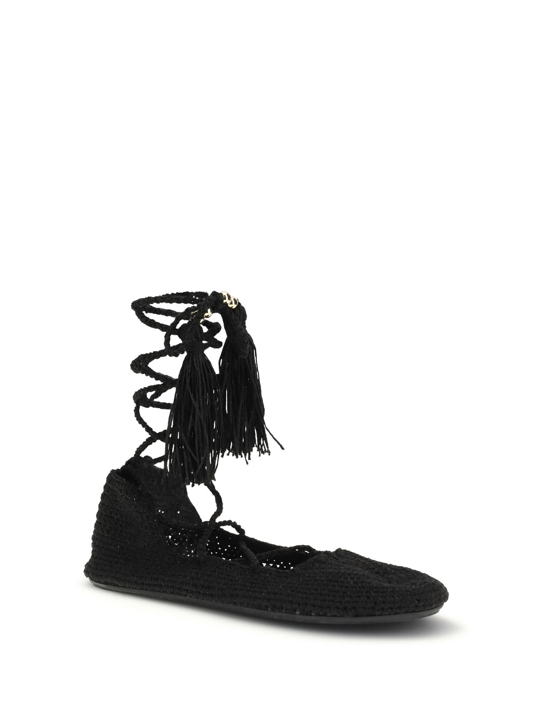 The Sound Of The Sea lace-up Ballerinas 2