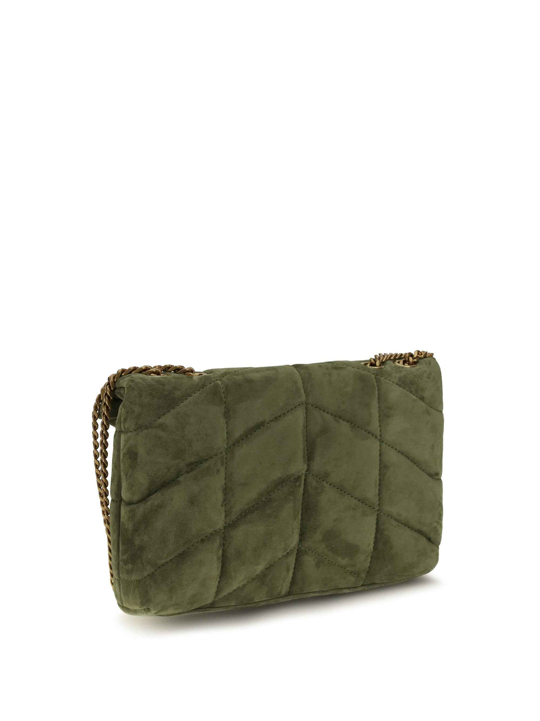 LouLou Puffer Toy suede Shoulder Bag