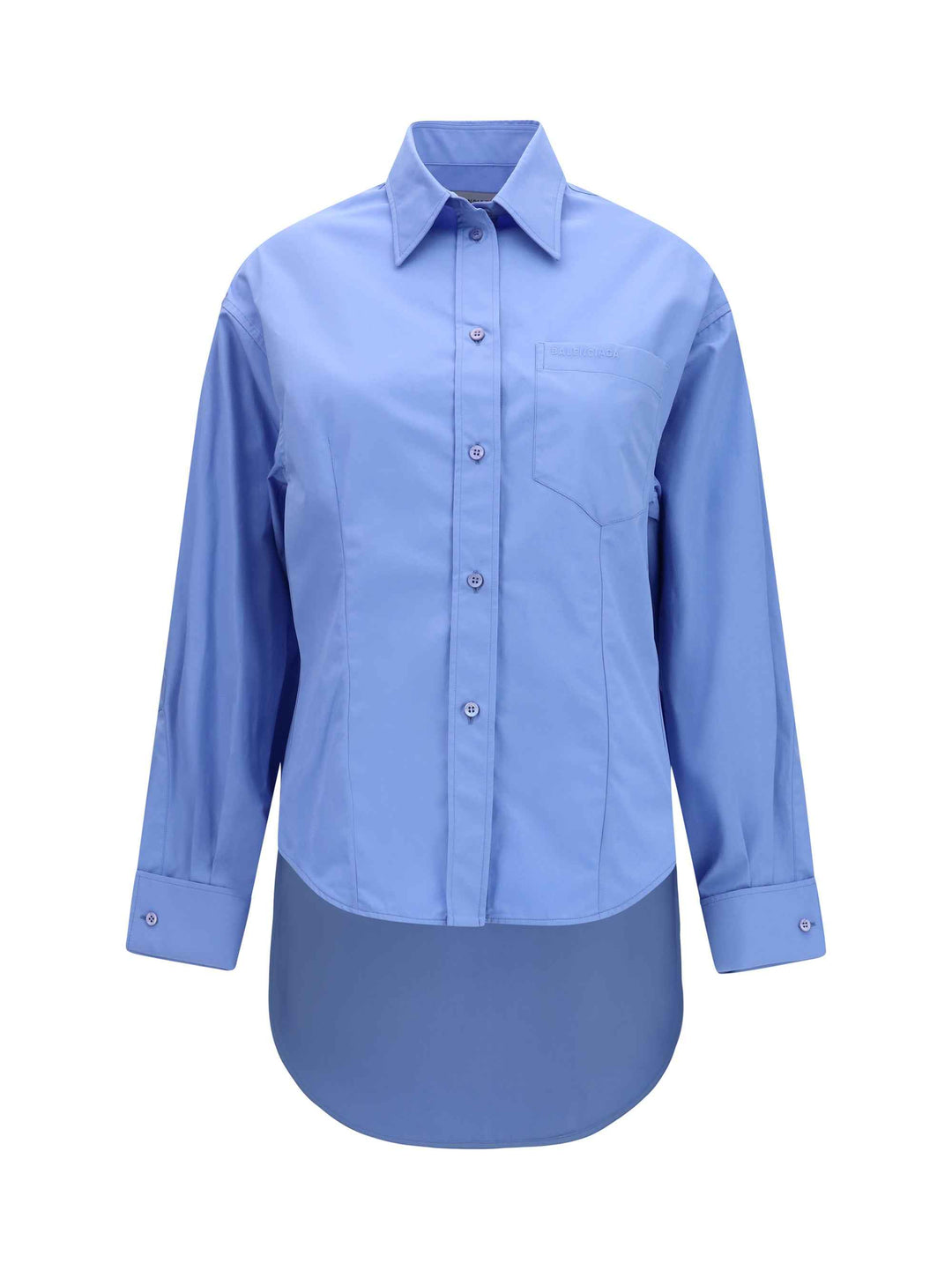 Asymmetric long-sleeve Shirt