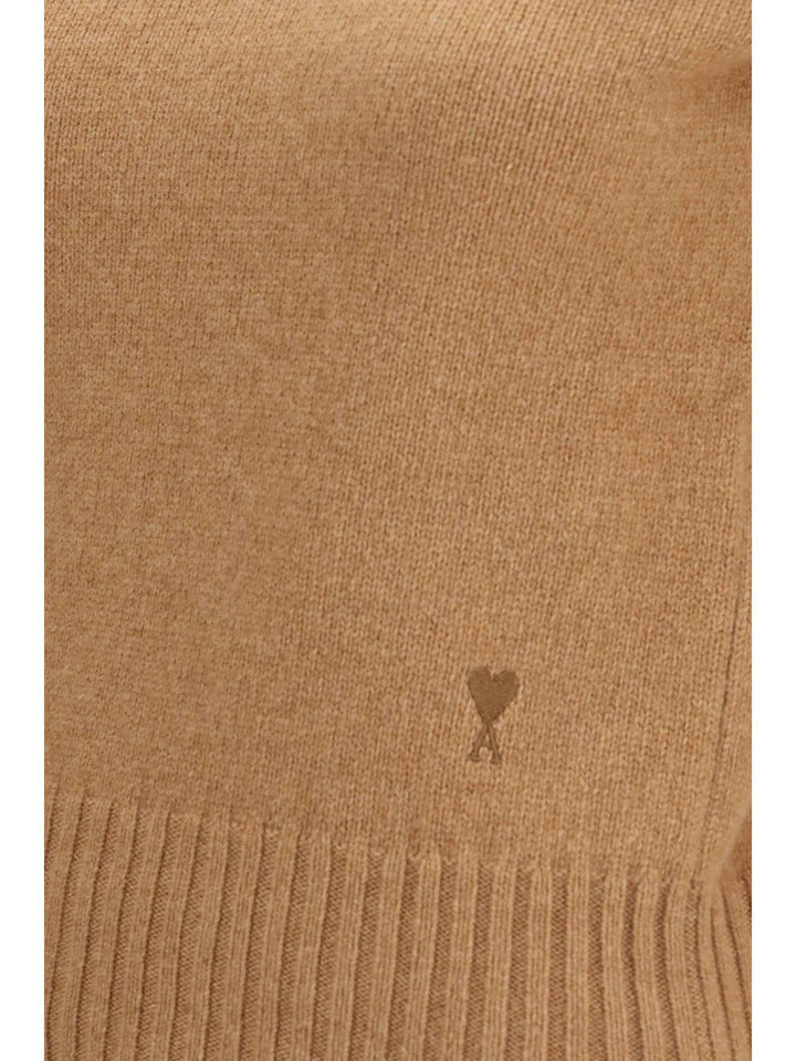 AMI PARIS Knitwear in CAMEL FKS832005_280
