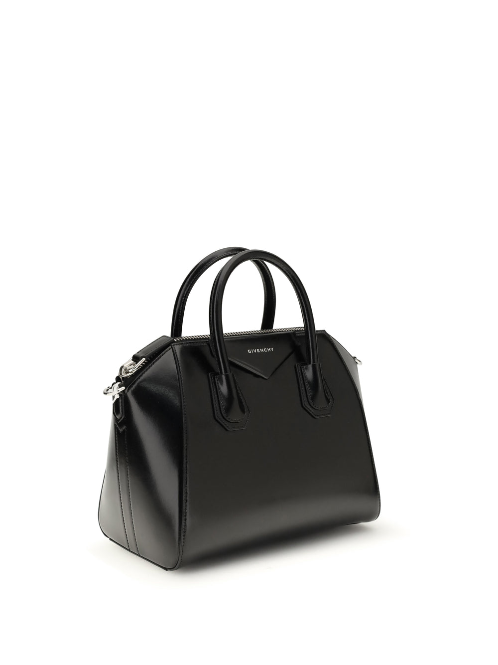 Antigona small leather Box Handbag 2