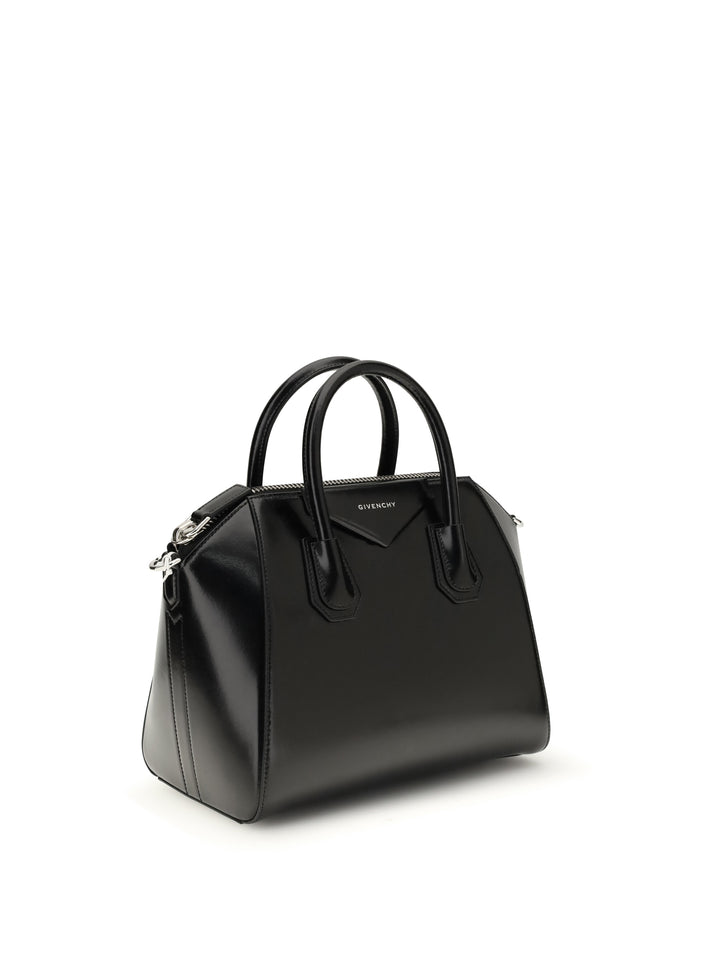 Antigona small leather Box Handbag 2