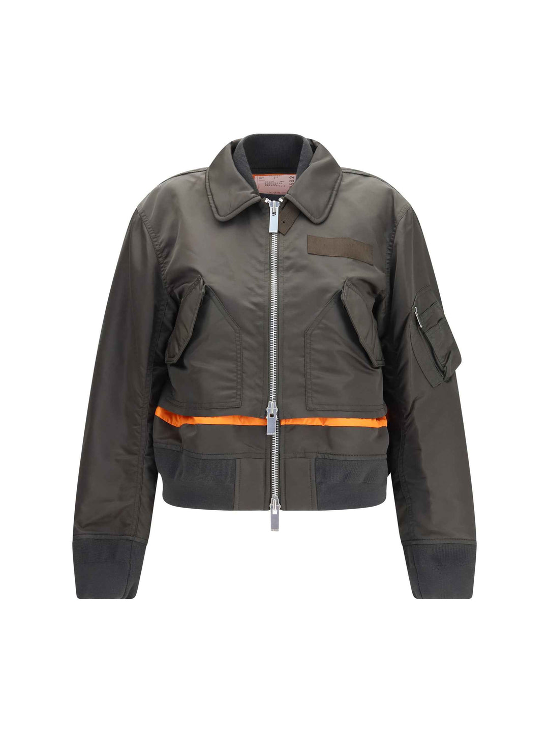 Double-zip nylon Jacket