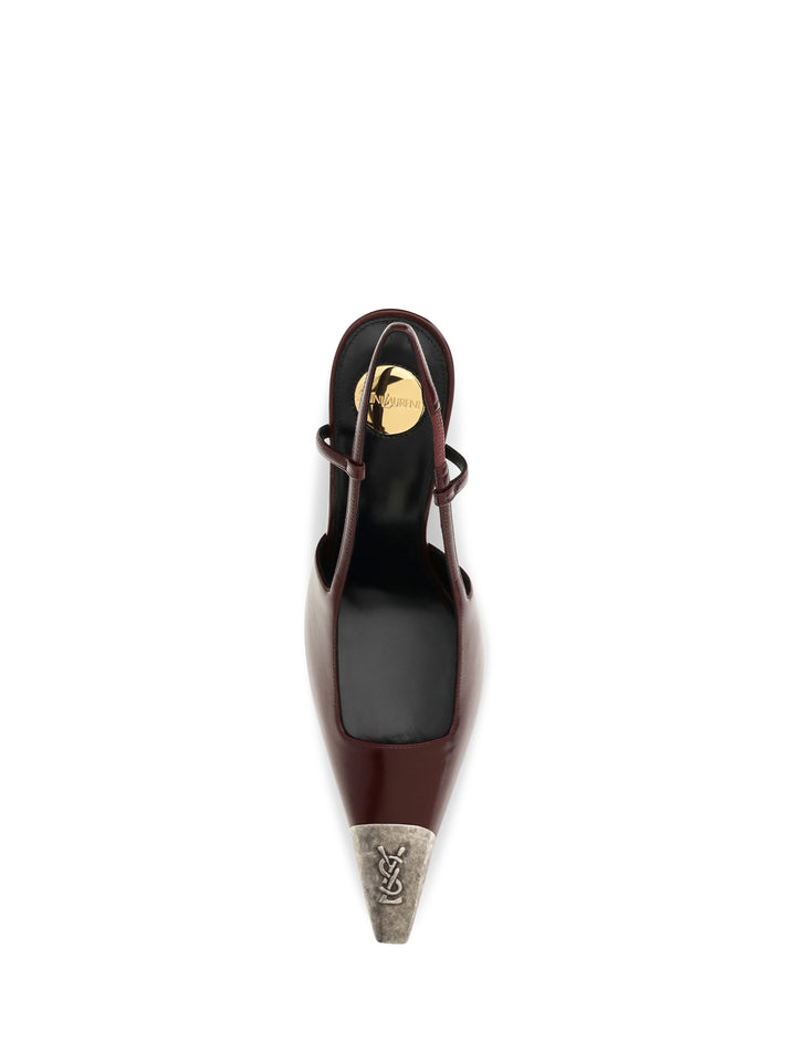 Jeanne smooth leather Pumps 4