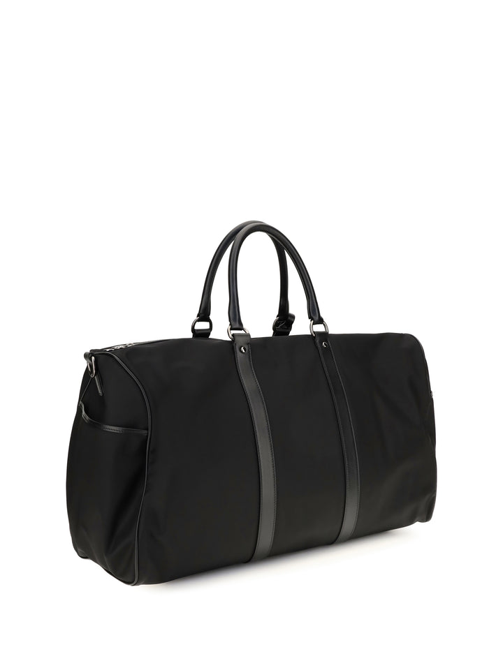 Leather-trim Travel Duffle Bag 3