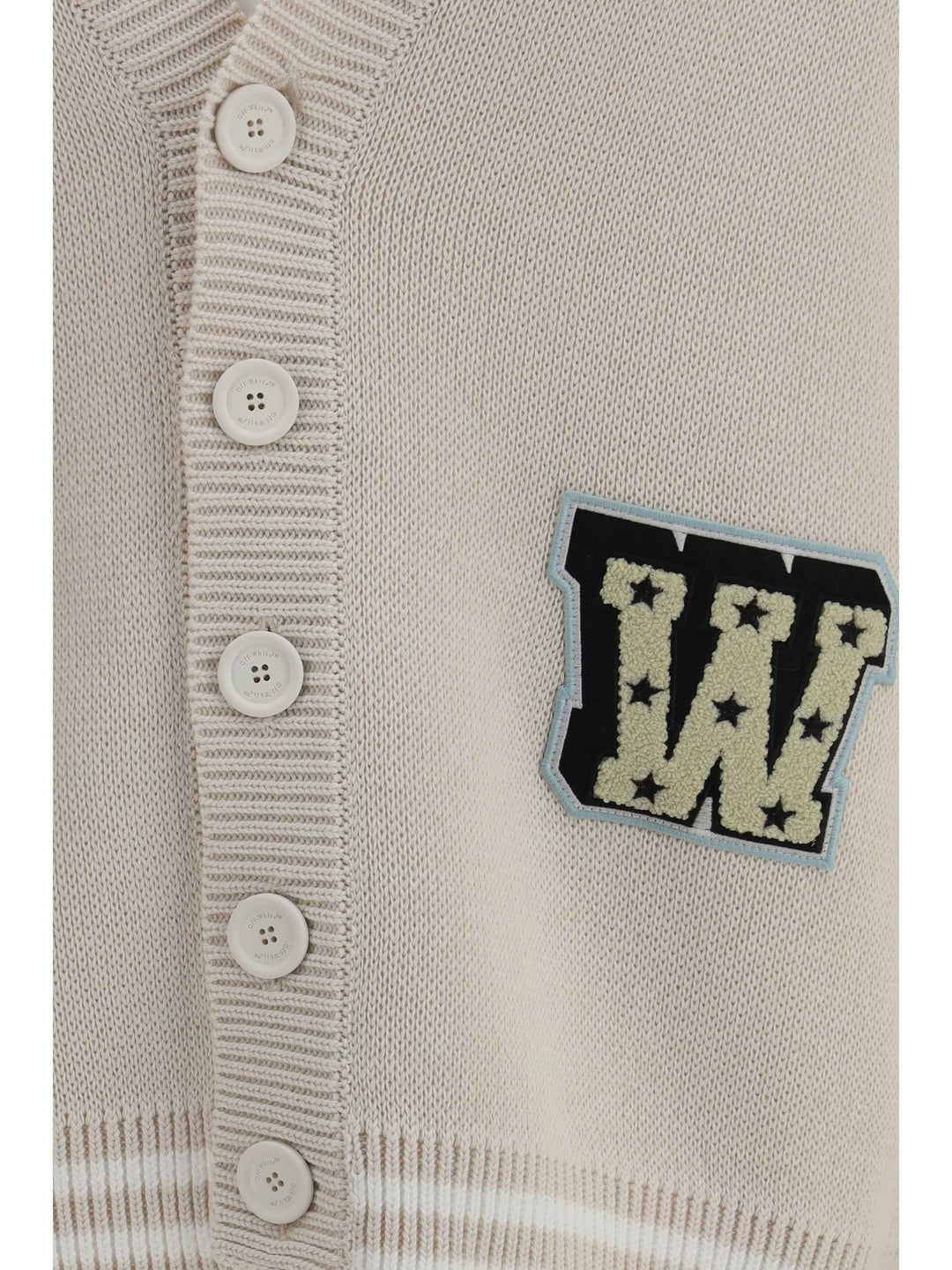 Star Logo Diagonal Varsity Cardigan