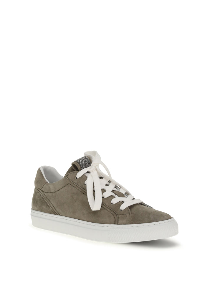 Suede Sneakers with Precious Loop 2