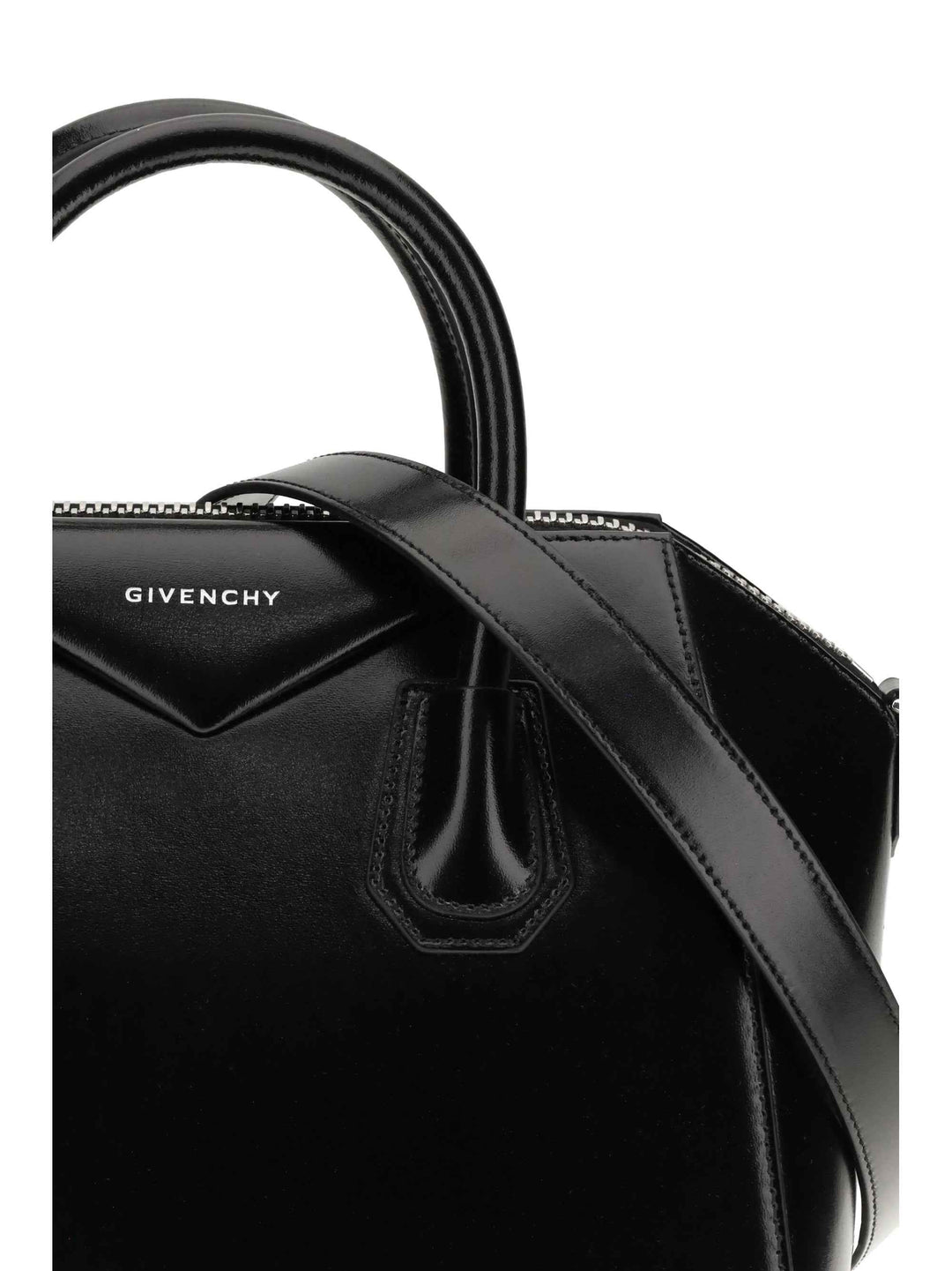 Antigona small leather Box Handbag