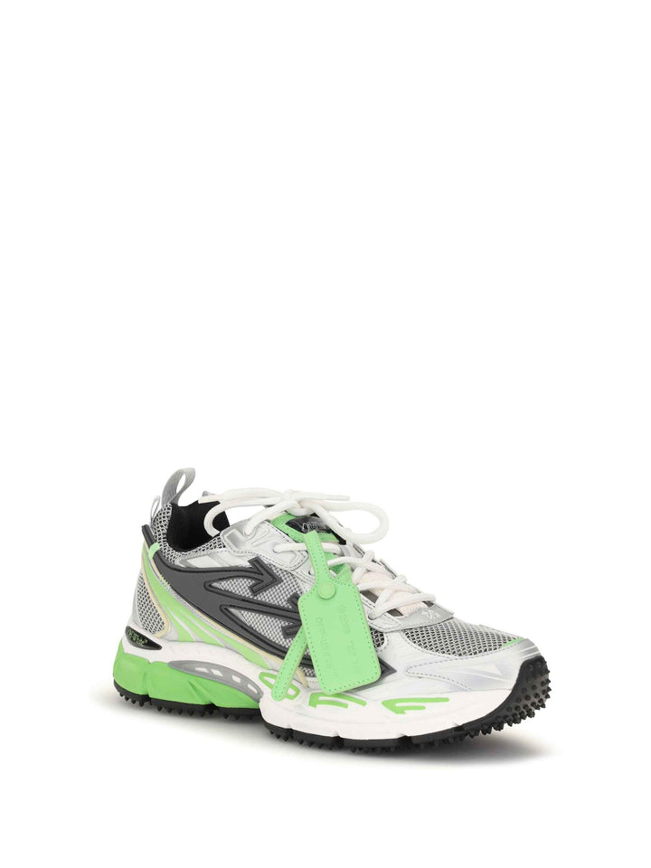 OFF-WHITE Shoes in GREY/NEON GREEN