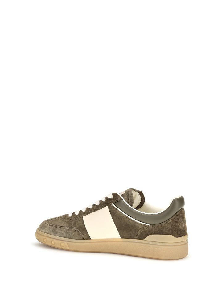 Low Top Upvillage Sneakers in suede split leather and nappa calfskin 3