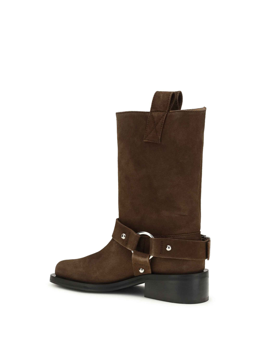 Suede biker Boots