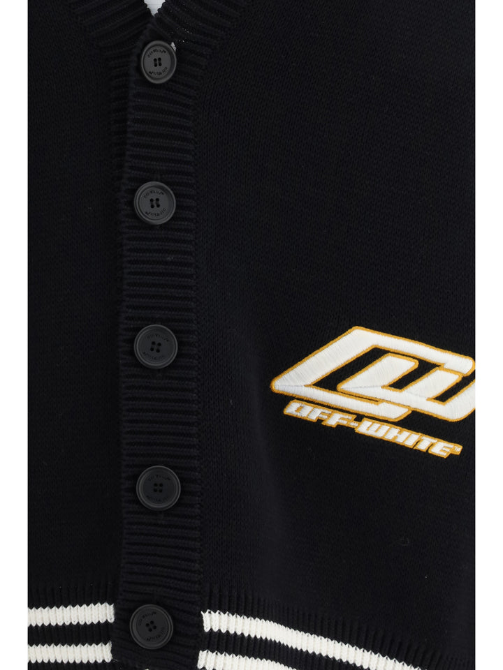 Star Logo Diagonal Varsity Cardigan 3