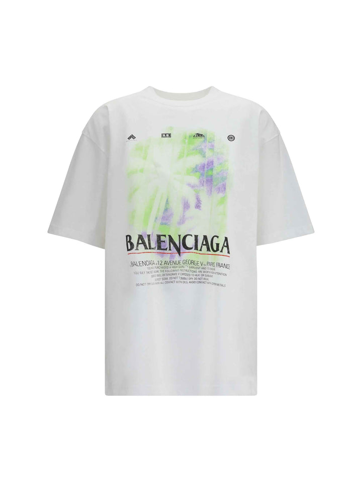 Printed cotton T-shirt