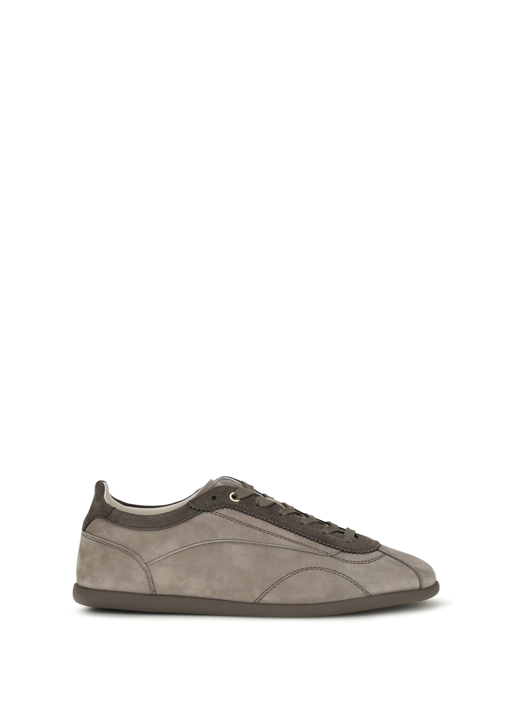 Nubuck and suede Sneakers with Slim sole 1